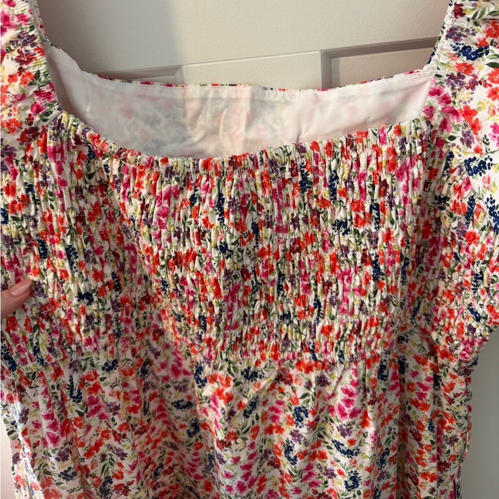 Adelyn Rae Multicolor Smocked Dress - Picture 5 of 5